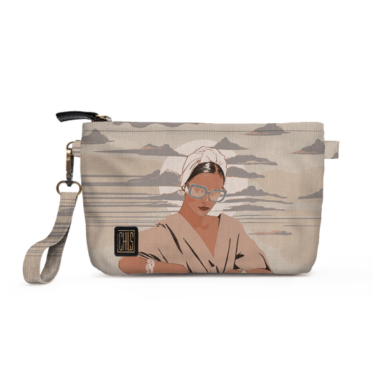 Trousse Vanity | Collection Muted Tones | Élégance Rétro