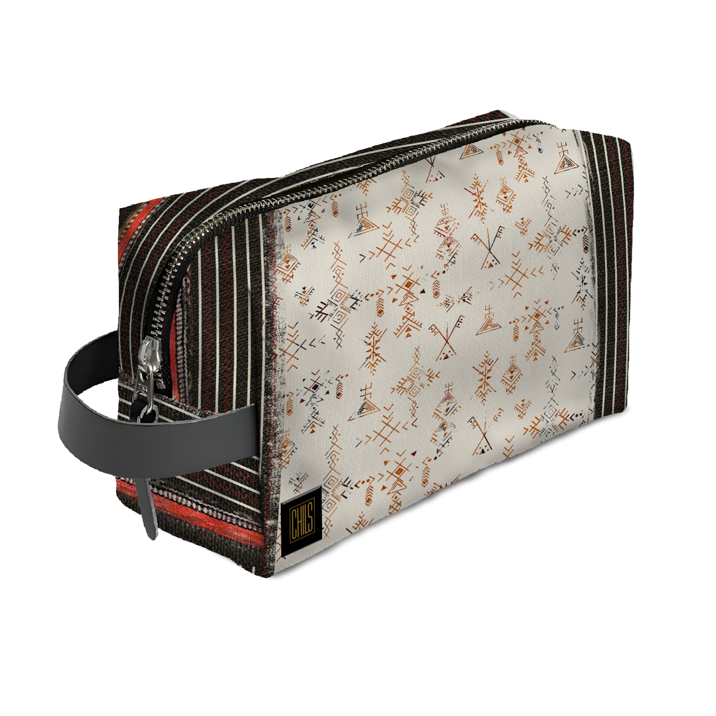 Trousse de Voyage | Collection Berbère | Tatouages Ancestraux – Lignes Verticales