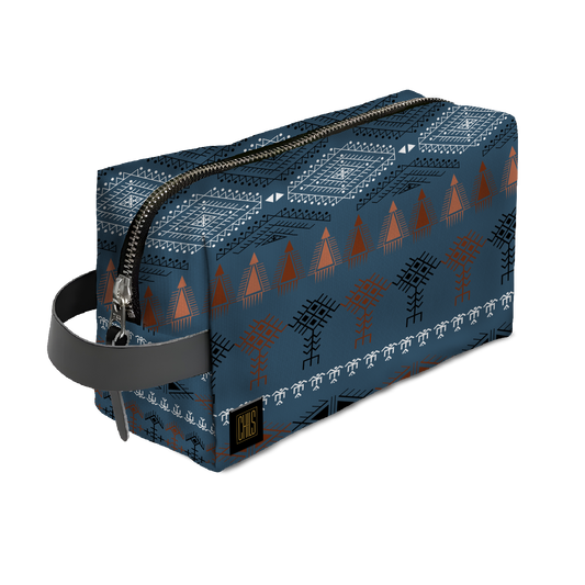 Trousse de Voyage | Collection Berbère | Amulette Berbère – Bleu & Harmonie