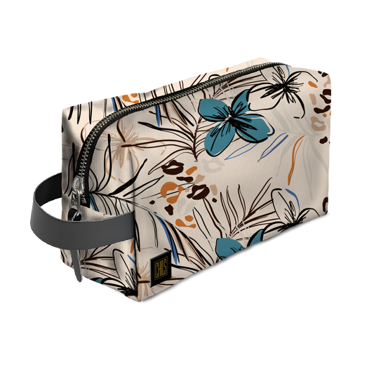 Trousse de Voyage | Collection Floral | Hibiscus Élégant