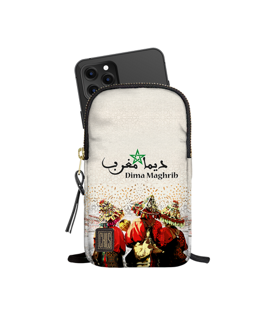 Porte Téléphone  | Collection Maroc Football | Moroccan Legacy – Dima Maghrib