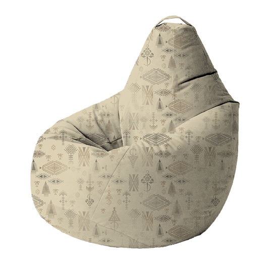 Bean Bag | Collection Berbère | Fibules et Tatouages – Esquisse