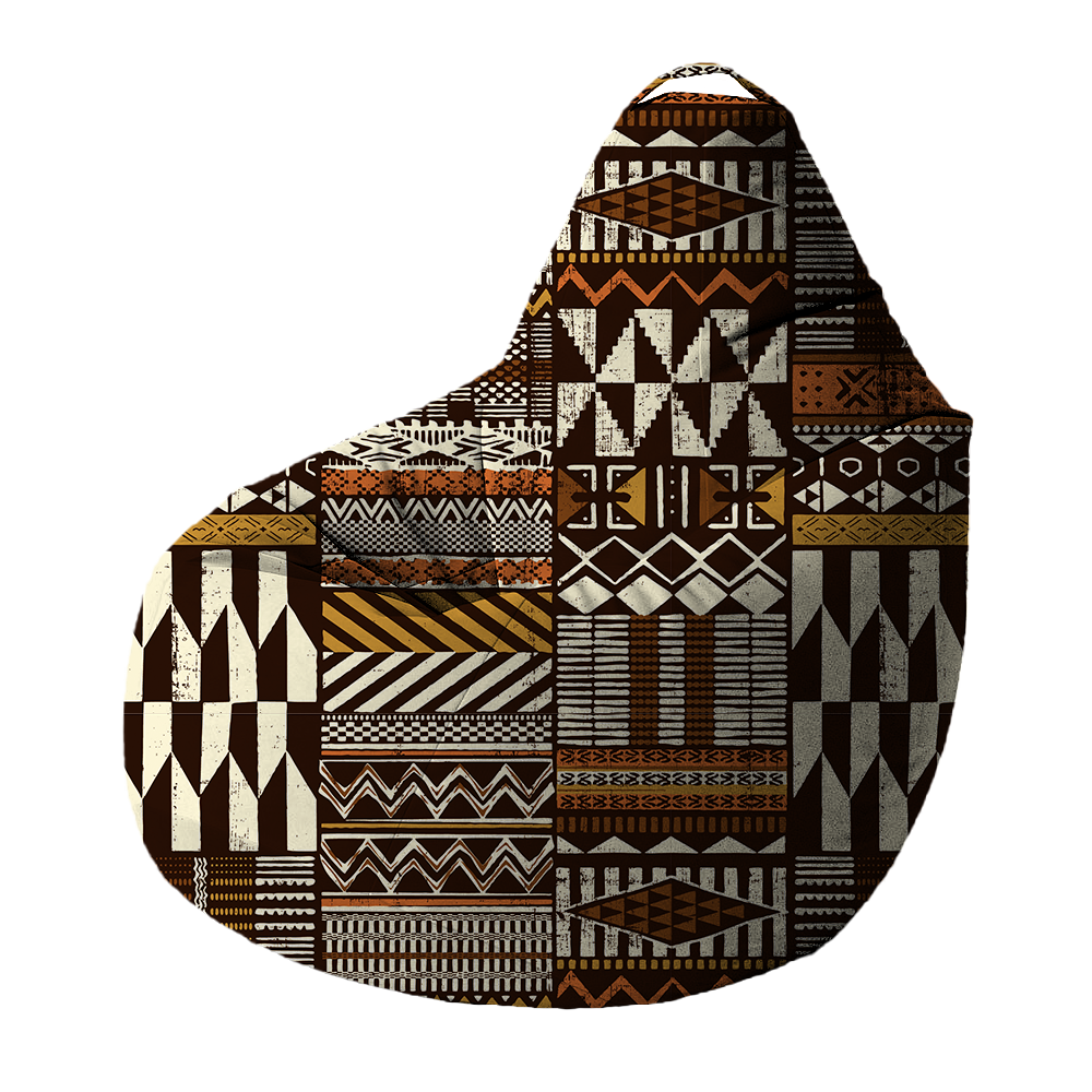 Bean Bag | Collection African Ethnic | Kente Majestueux