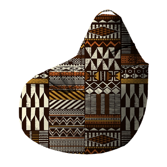 Bean Bag | Collection African Ethnic | Kente Majestueux