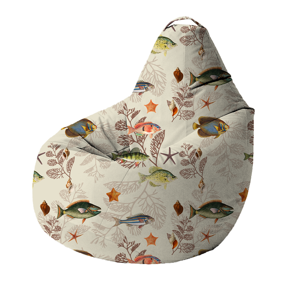 Bean Bag | Collection Aquarium | Aquarelle Marine