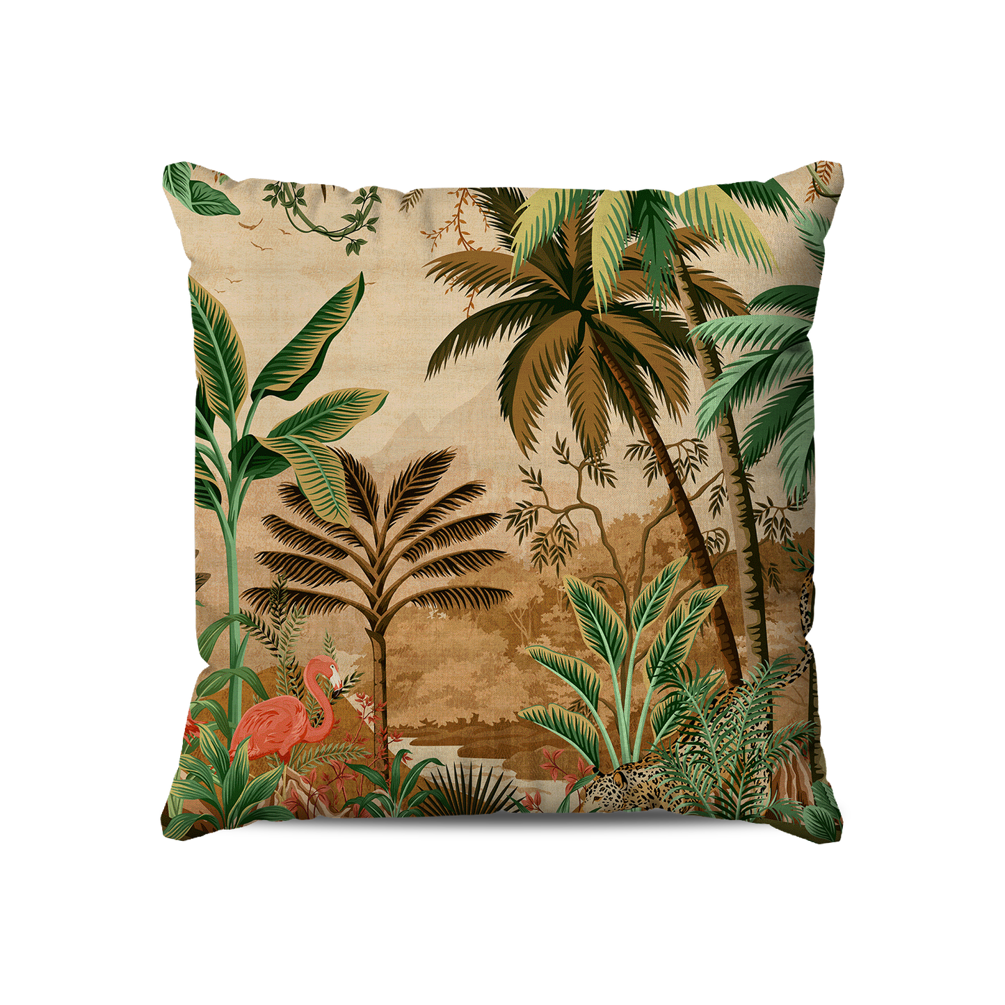 Coussin Carré | Collection Amazonia Jungle | Paradis Sauvage