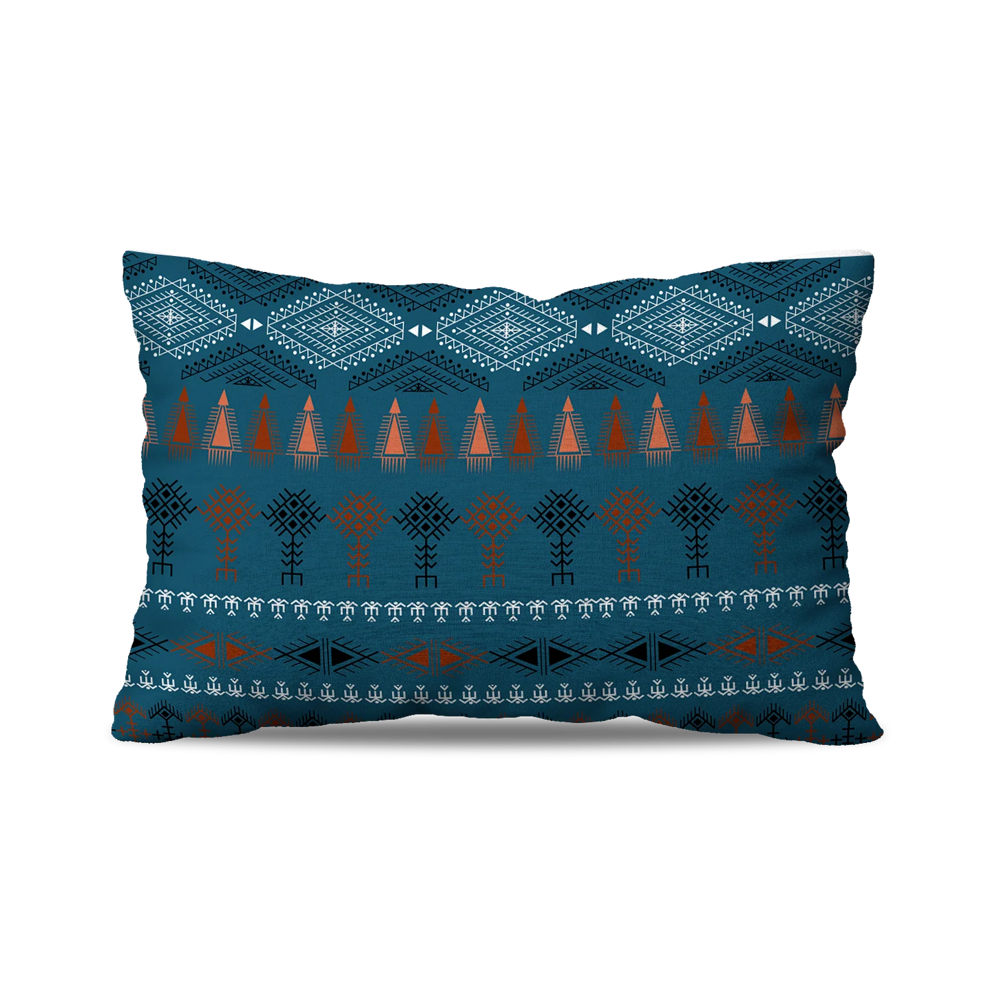 Coussin | Collection Berbère | Amulette Berbère - Bleu & Harmonie
