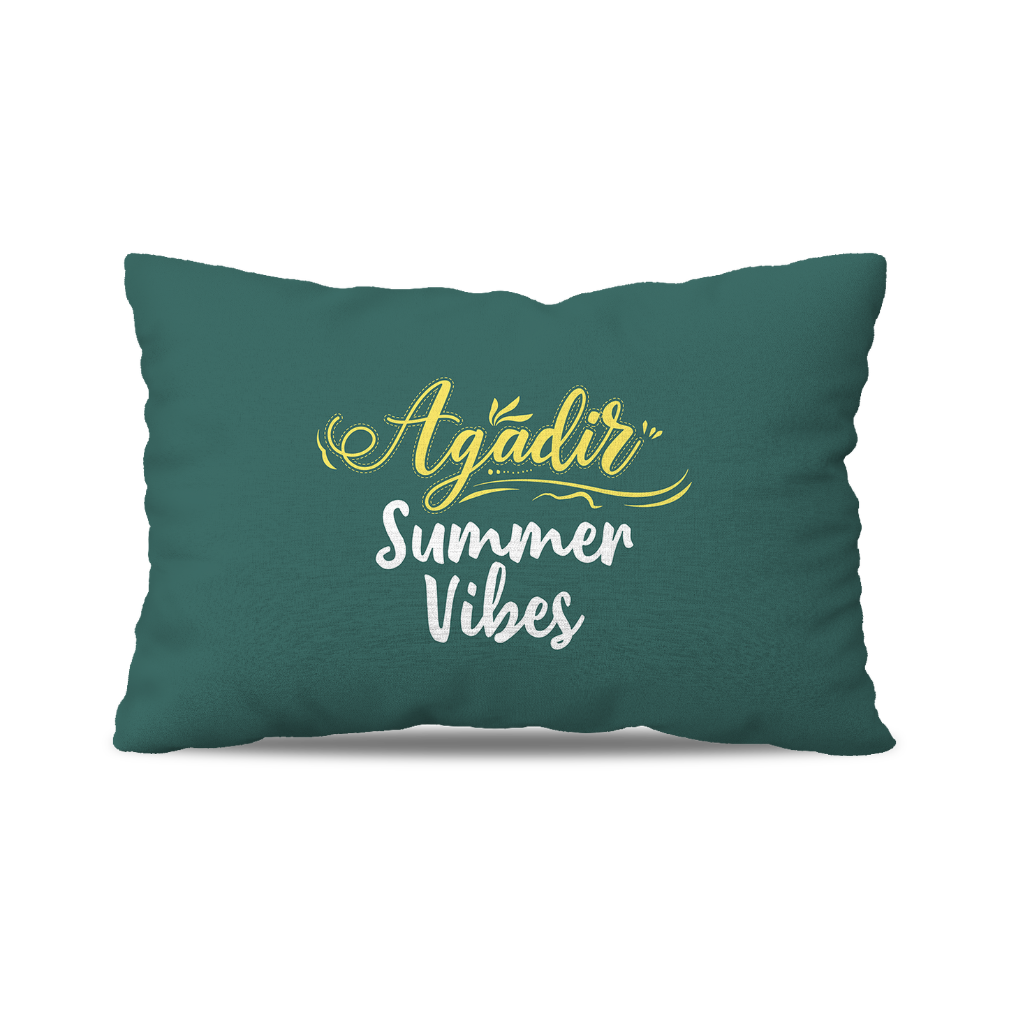 Coussin | Collection Summer Contrast | Agadir Summer Vibes – Émeraude