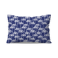 Coussin | Collection Summer Contrast | Palmiers Blancs - Fond Bleu