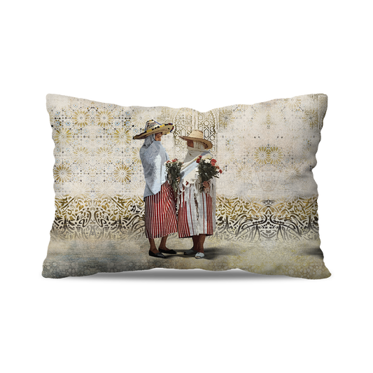 Coussin Rectangle | Collection Berbère | Jebliyates en Fleurs