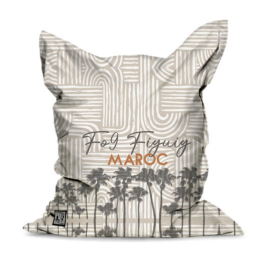 Pouf Géant | Collection Muted Tones | Courbes Subtiles – Fo9 Figuig