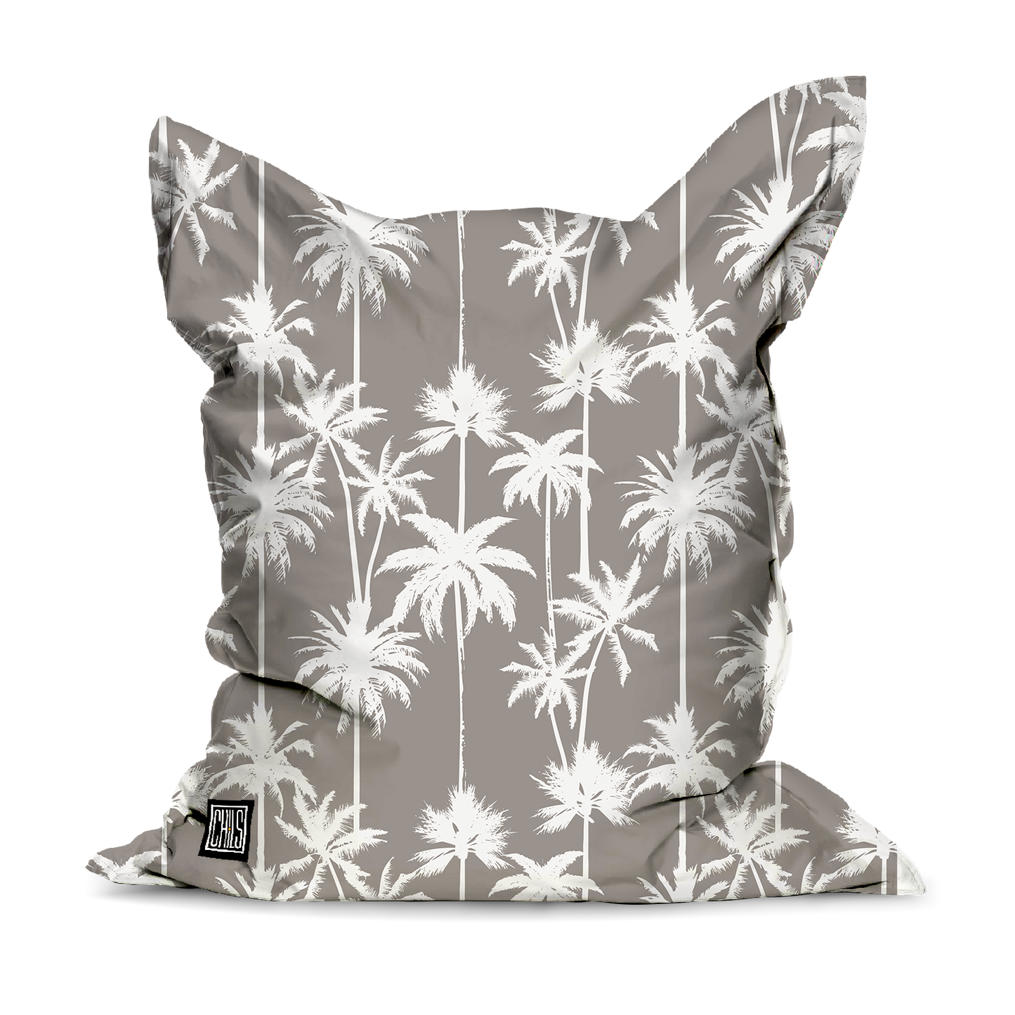 Pouf Géant | Collection Muted Tones | Palmiers Blancs