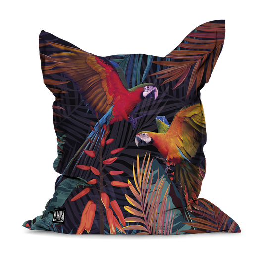 Pouf Géant | Collection Floral | Parrots Envolés