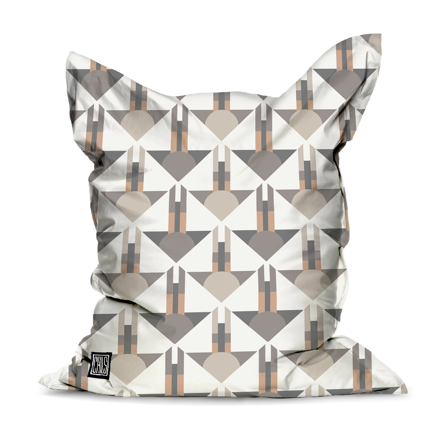 Pouf Géant | Collection Muted Tones | Géométrie Art Déco