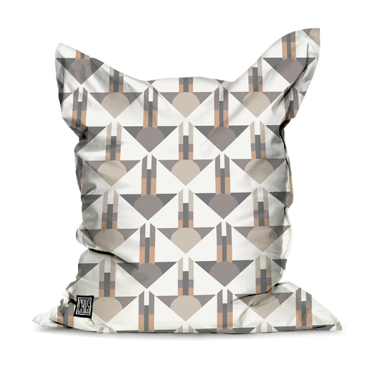 Pouf Géant | Collection Muted Tones | Géométrie Art Déco