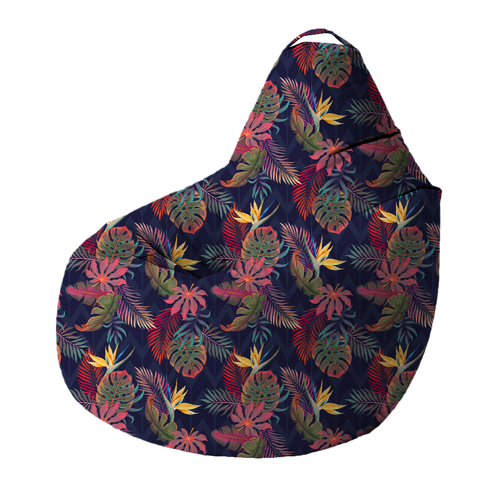 Bean Bag | Collection Floral | Feuillage Exotique