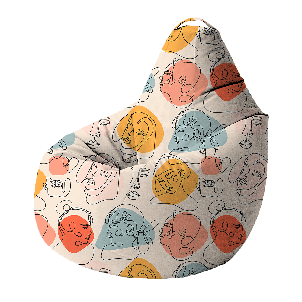 Bean Bag | Collection One Line | Line Art Party