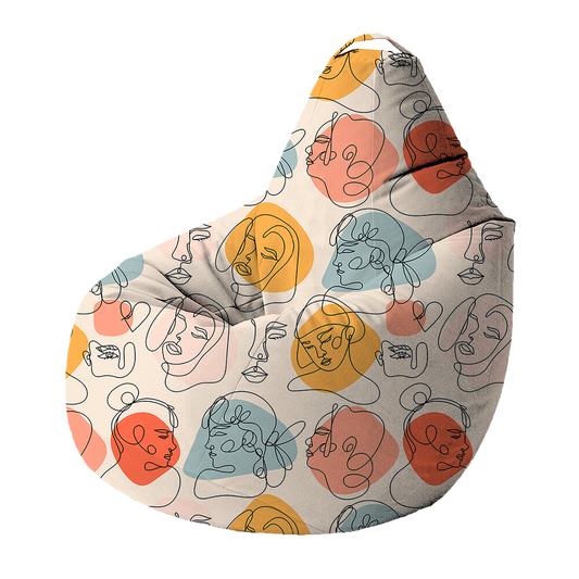 Bean Bag | Collection One Line | Line Art Party