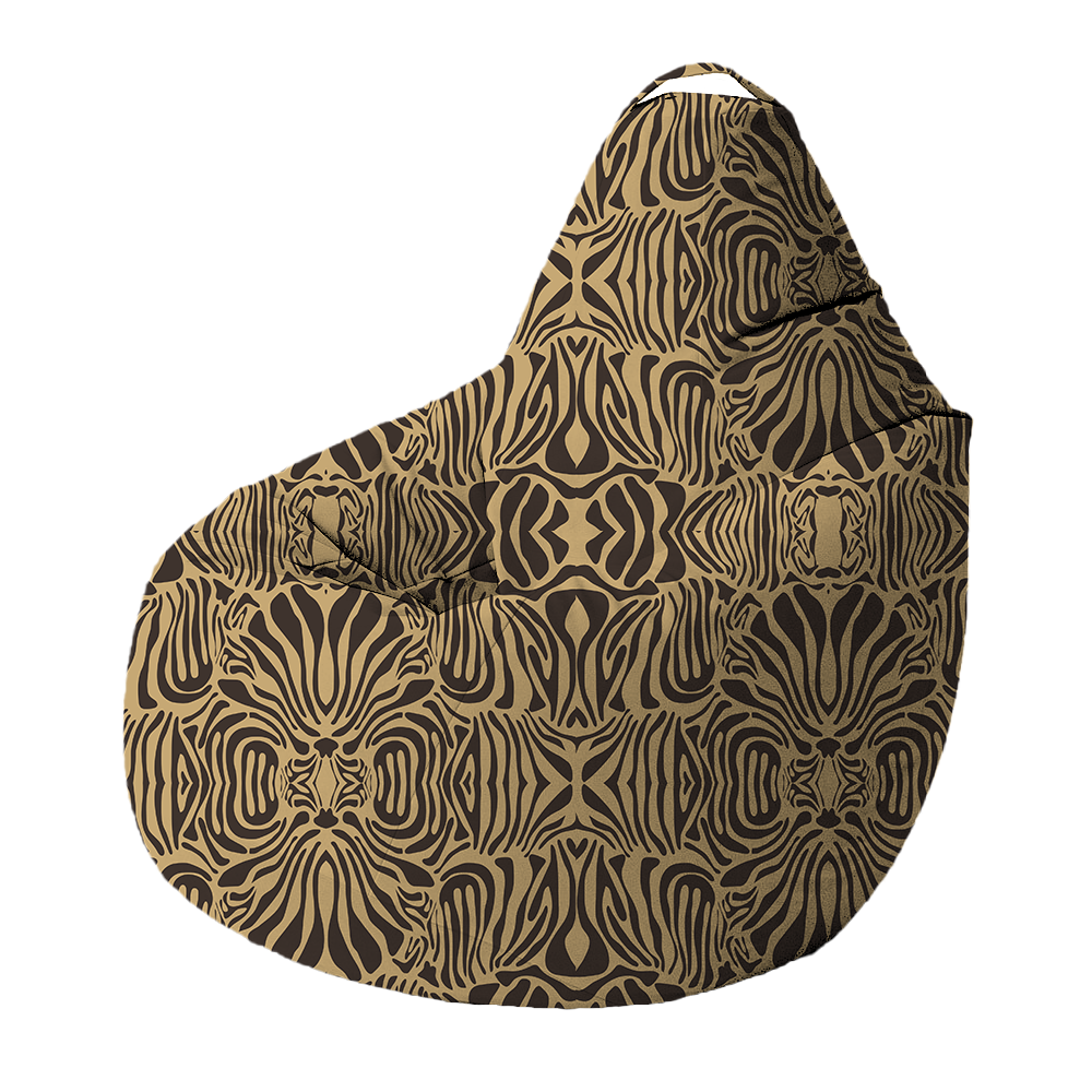 Bean Bag | Collection African Ethnic | Feuilles Abyssales
