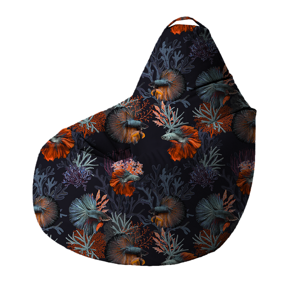 Bean Bag | Collection Aquarium | Coraux & Poissons