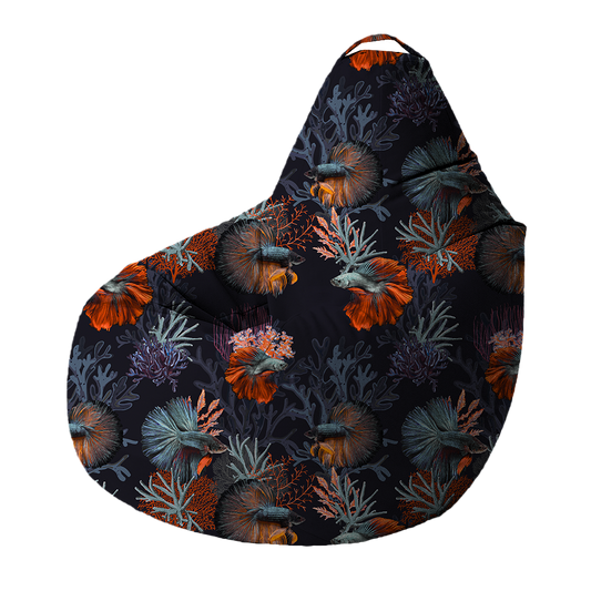 Bean Bag | Collection Aquarium | Coraux & Poissons