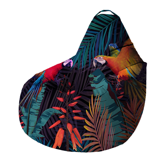 Bean Bag | Collection Floral | Parrots Envolés