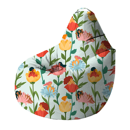 Bean Bag | Collection Floral | Femmes en Fleurs