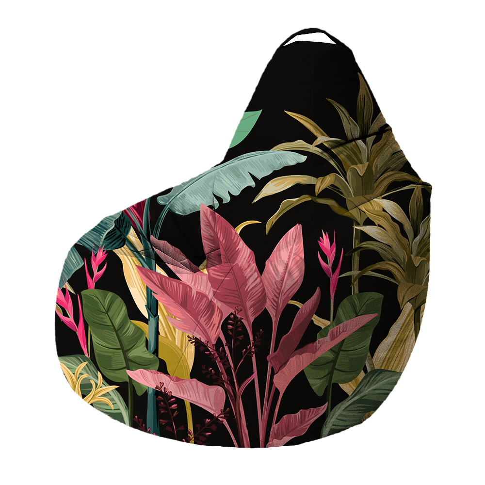 Bean Bag | Collection Floral | Feuillage Déstructuré