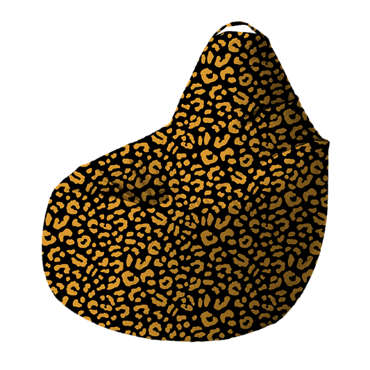 Bean Bag | Collection Jungle Savane | Léopard Inversé