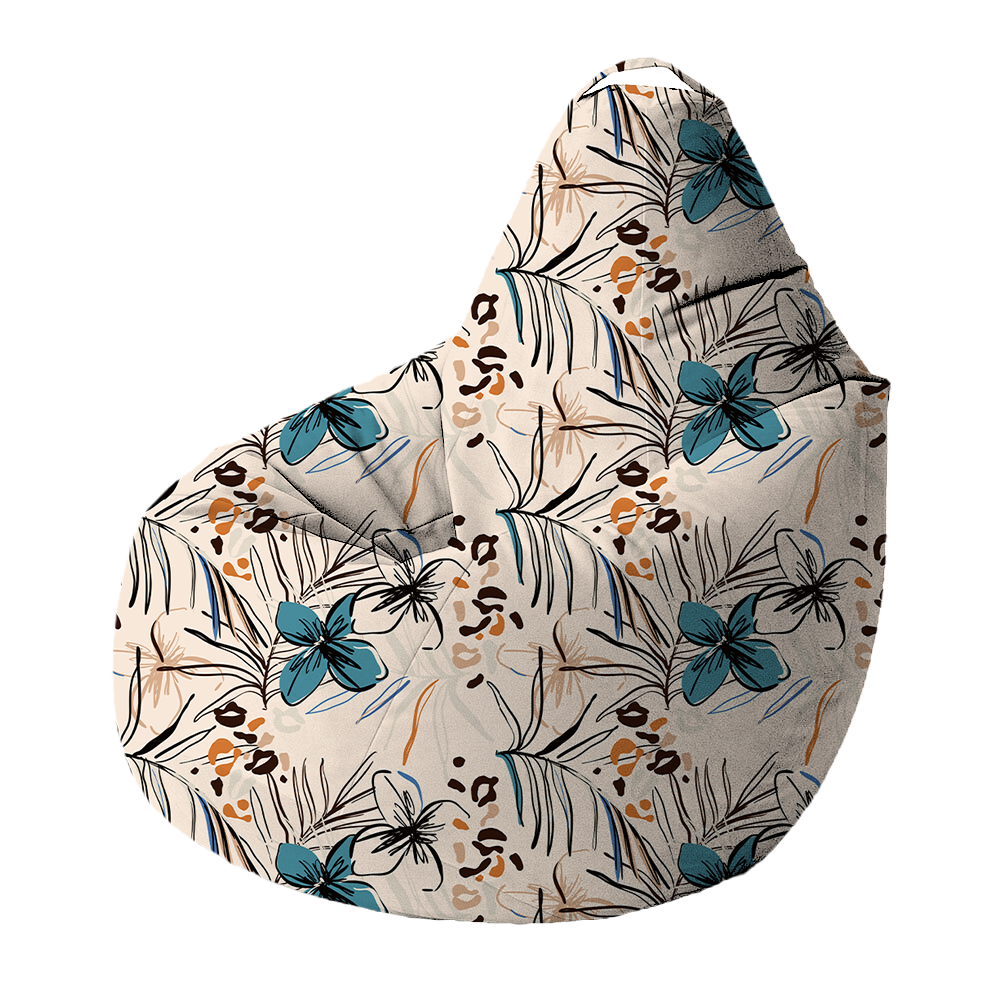 Bean Bag | Collection Floral | Hibiscus Élégant
