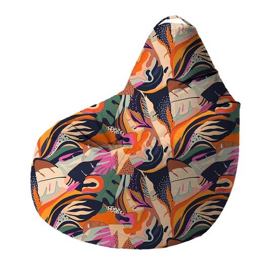 Bean Bag | Collection Floral | Art Abstrait