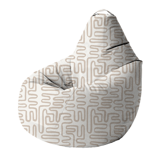 Bean Bag | Collection Muted Tones | Lignes Abstraites
