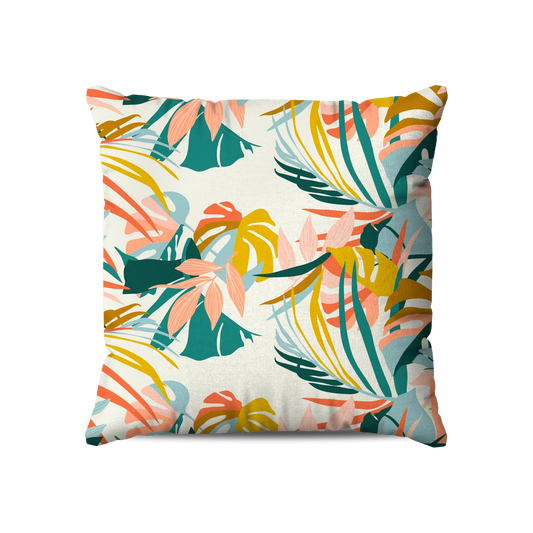 Coussin|  Collection Floral | Tropical Pastel