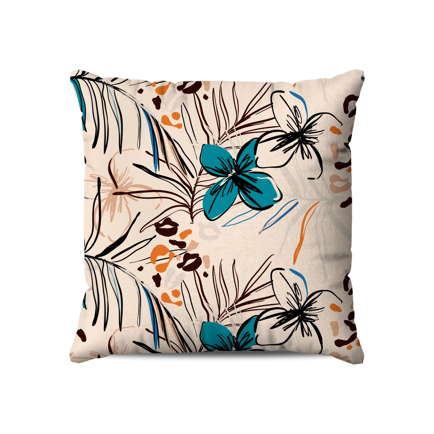 Coussin|  Collection Floral | Hibiscus Élégant