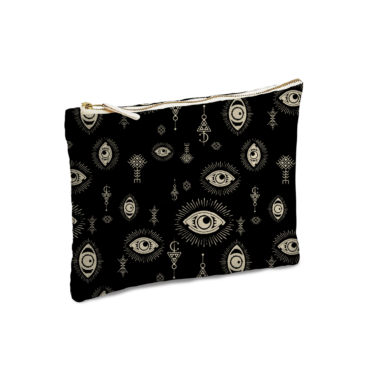 Pochette & Mini-Pochette | Collection Berbère | Ayn El Qamar – Beige & Noir