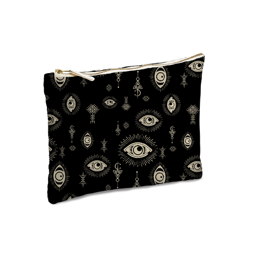 Pochette & Mini-Pochette | Collection Berbère | Ayn El Qamar – Beige & Noir