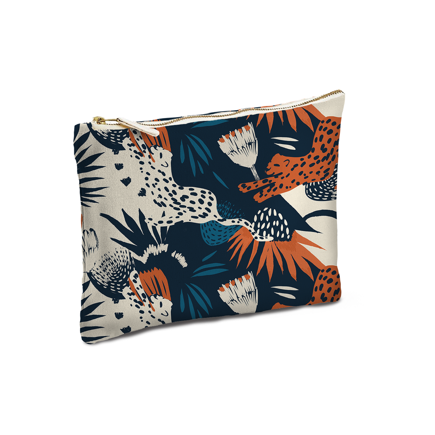 Pochette & Mini-Pochette | Collection Floral | Félins Tropicaux