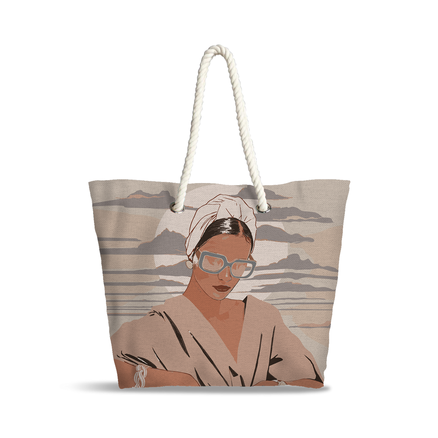 Sac Cabas | Collection Muted Tones | Élégance Rétro