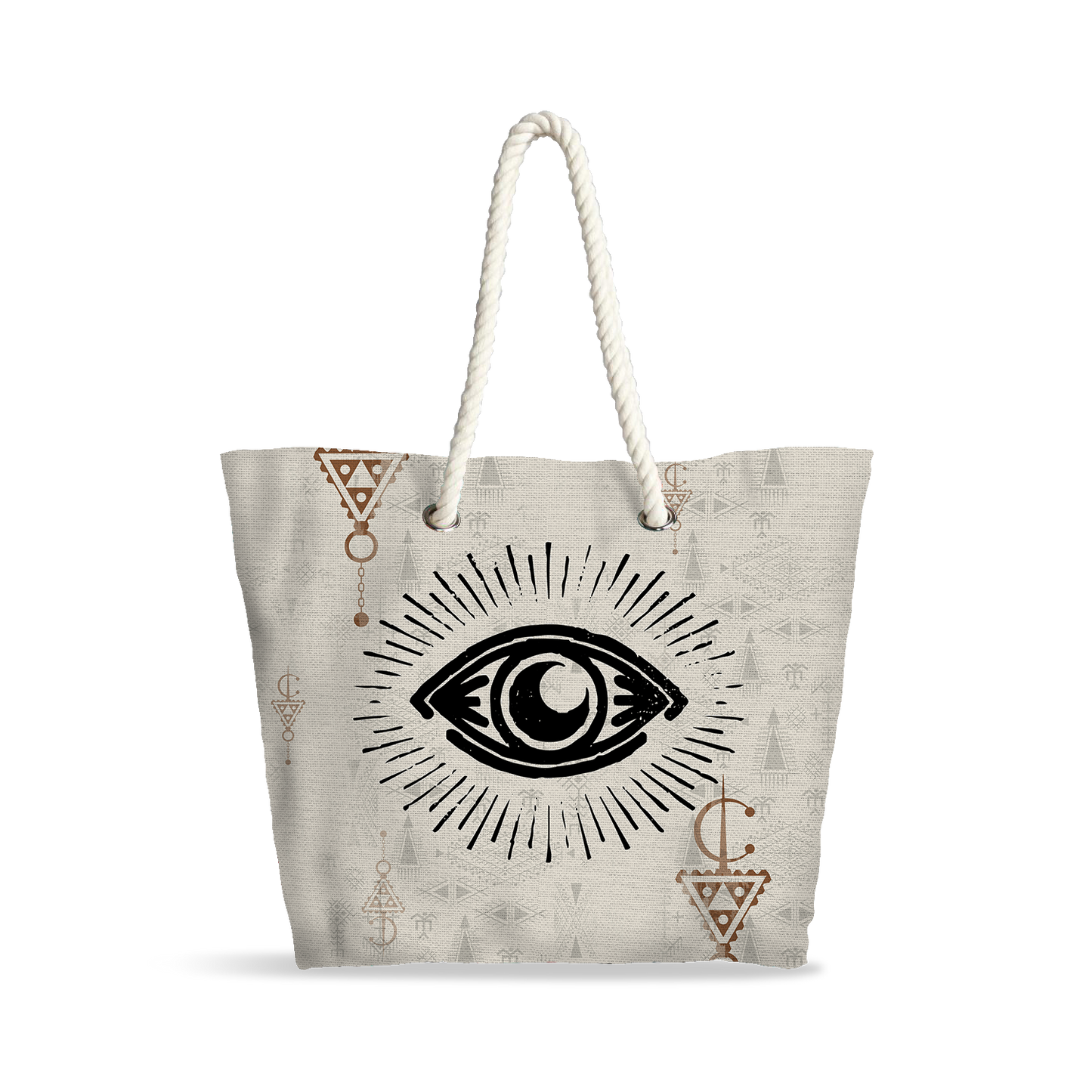 Sac Cabas | Collection Berbère | Œil Protecteur et Fibules