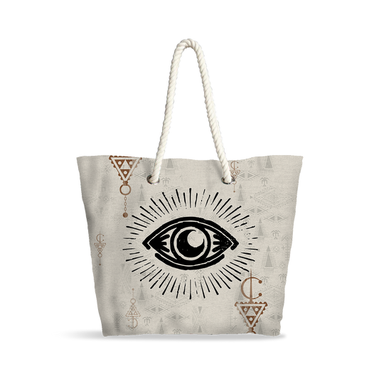 Sac Cabas | Collection Berbère | Œil Protecteur et Fibules