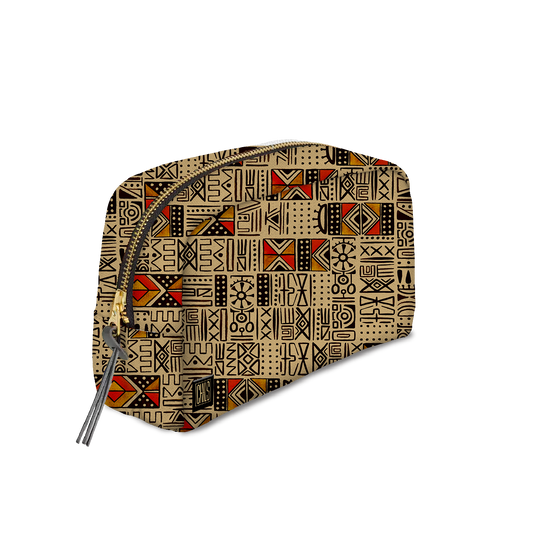 Trousse Classique | Collection African Ethnic | Mélange Tribal – Beige