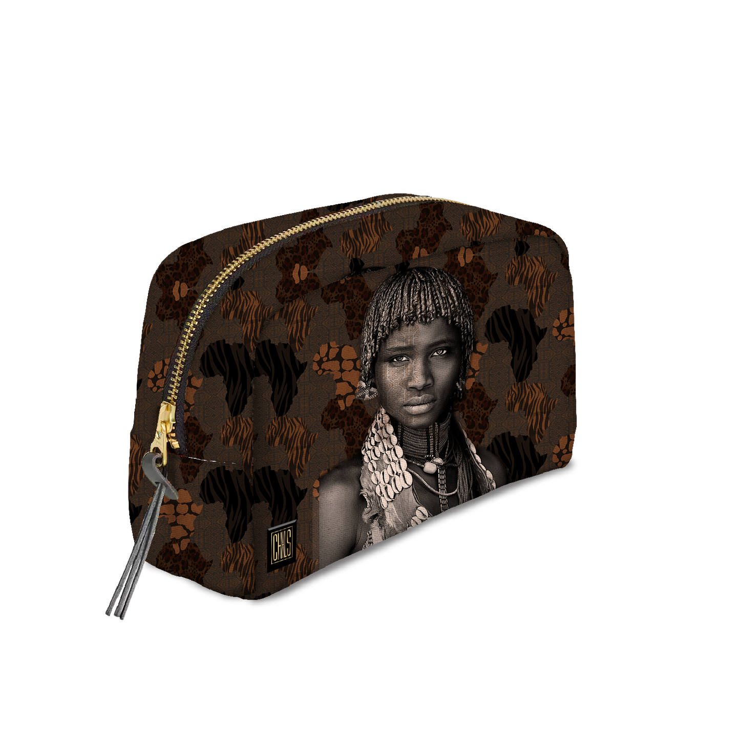 Trousse Classique | Collection African Ethnic | La Reine Peule – Profil