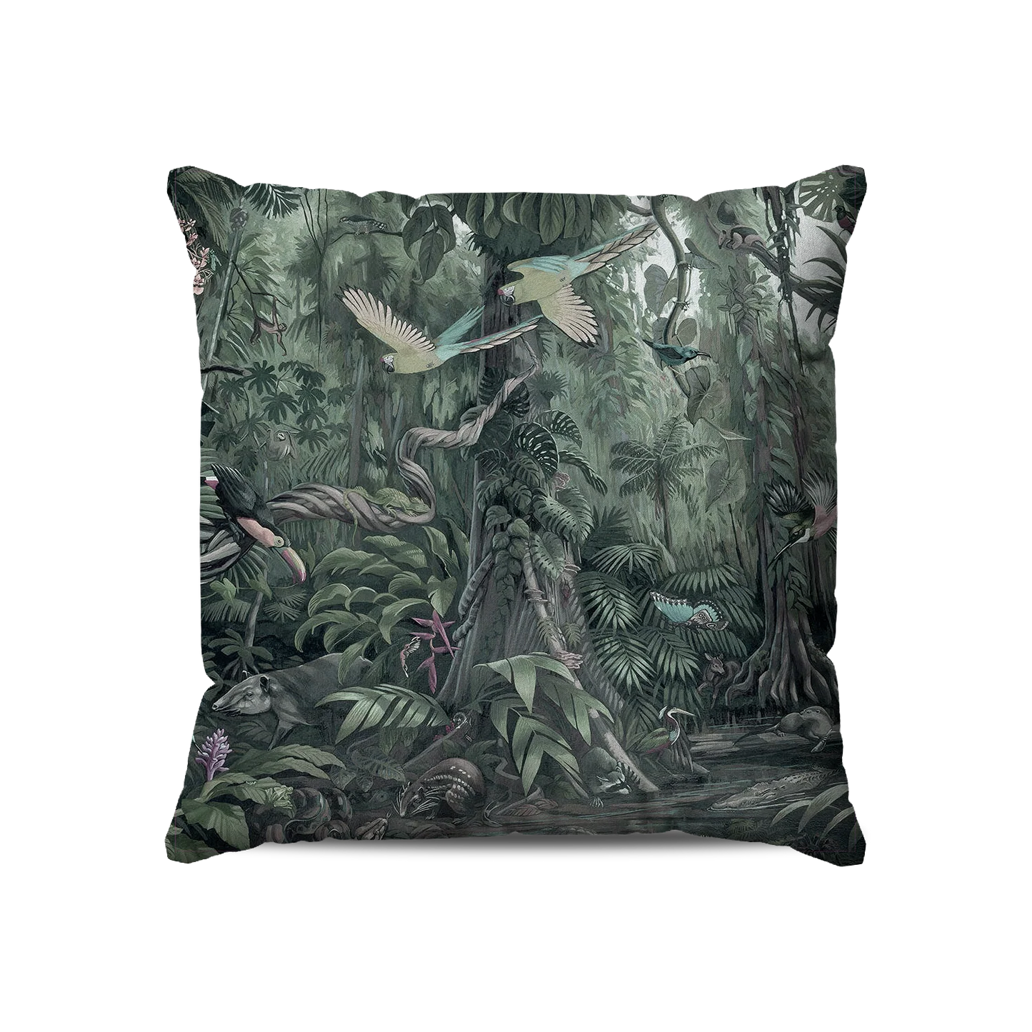 Coussin | Collection Amazonia Jungle | Jungle Silhouette Intemporelle
