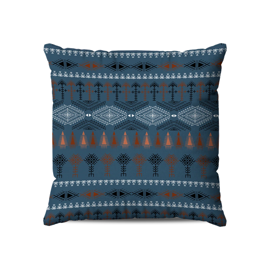 Coussin | Collection Berbère | Amulette Berbère - Bleu & Harmonie