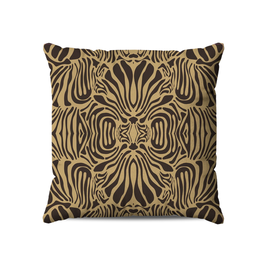 Coussin| Collection African Ethnic | Feuilles Abyssales