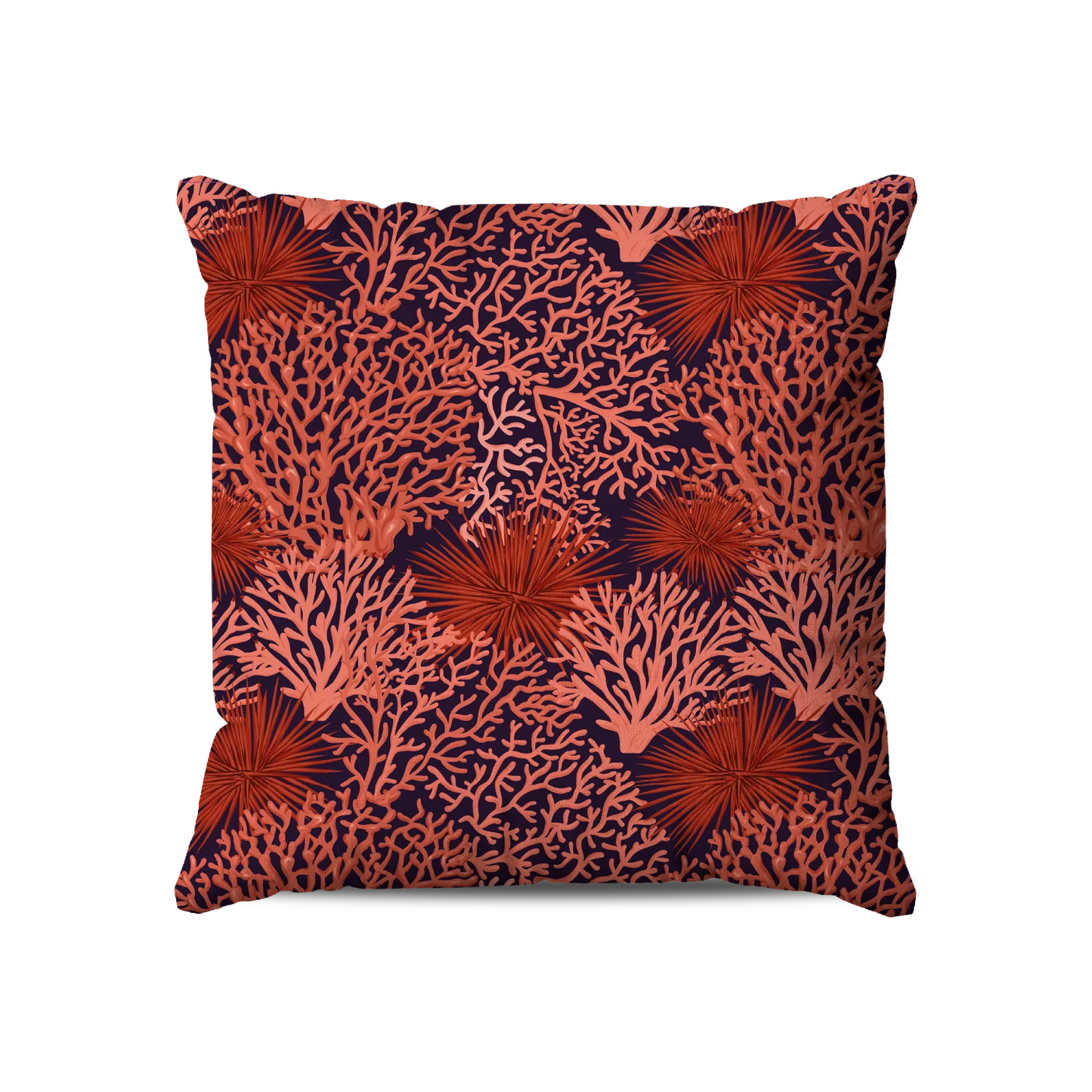 Coussin | Collection Aquarium | Coraux Écarlates