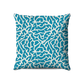 Coussin | Collection Aquarium | Coraux Turquoise