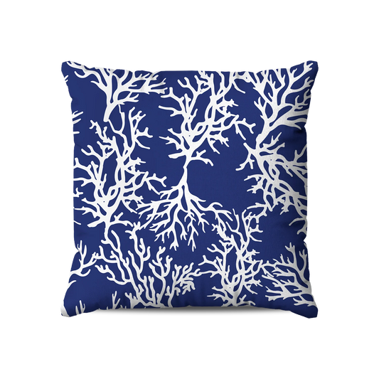 Coussin | Collection Aquarium | Coraux Blancs