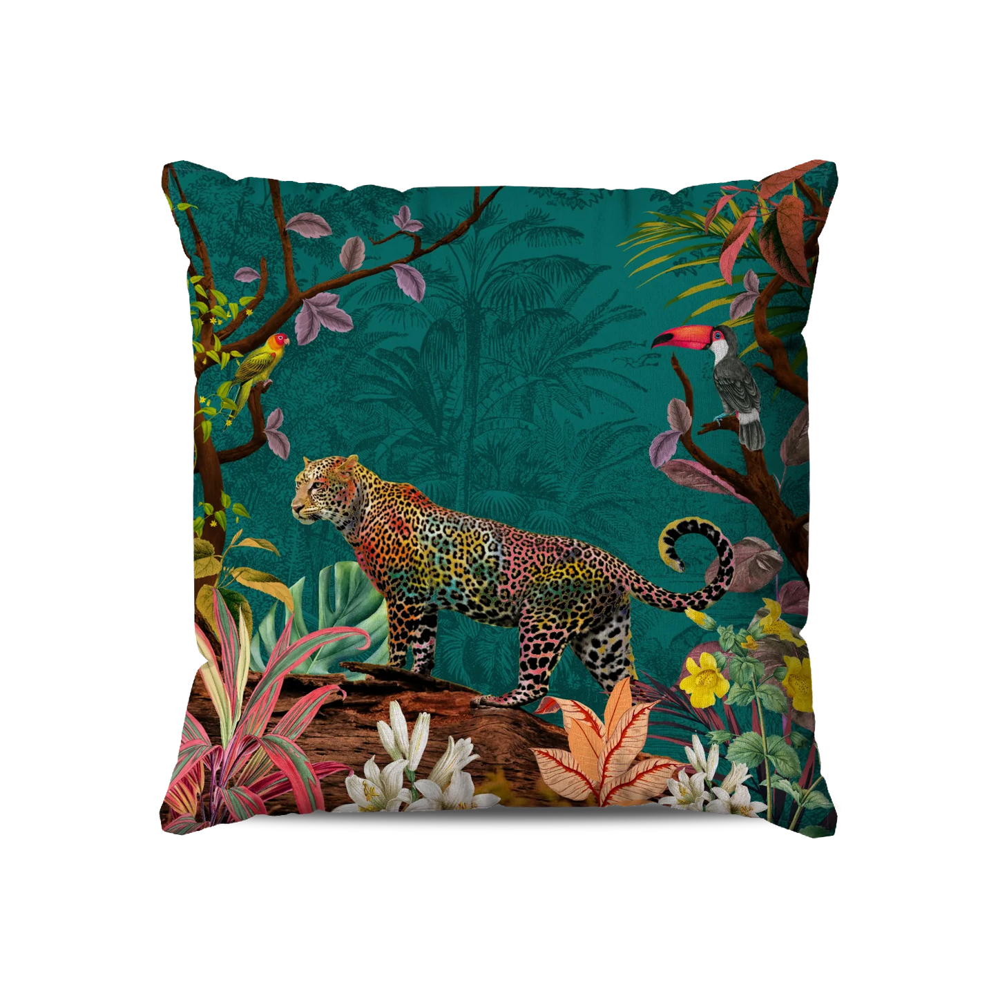 Coussin | Collection Summer Contrast | Jungle Vibrante