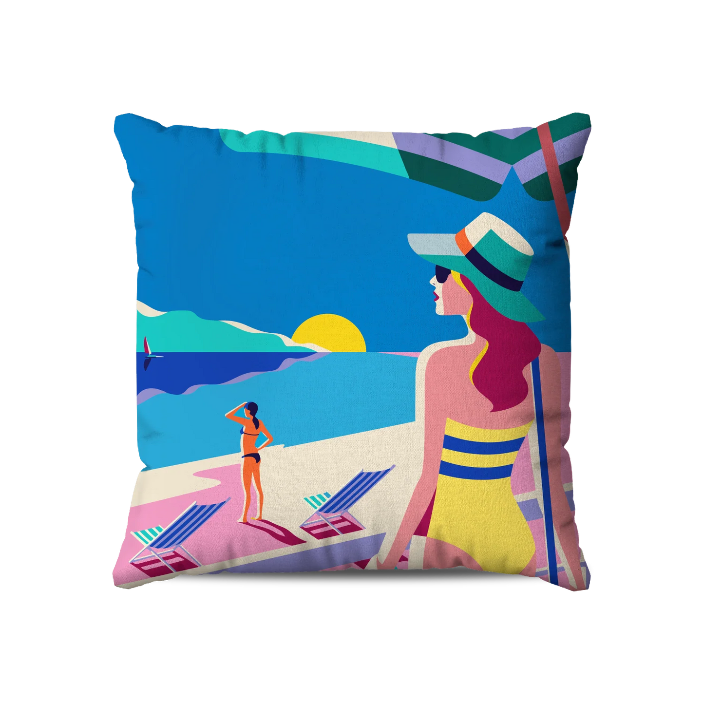 Coussin | Collection Summer Contrast | Rétro Plage